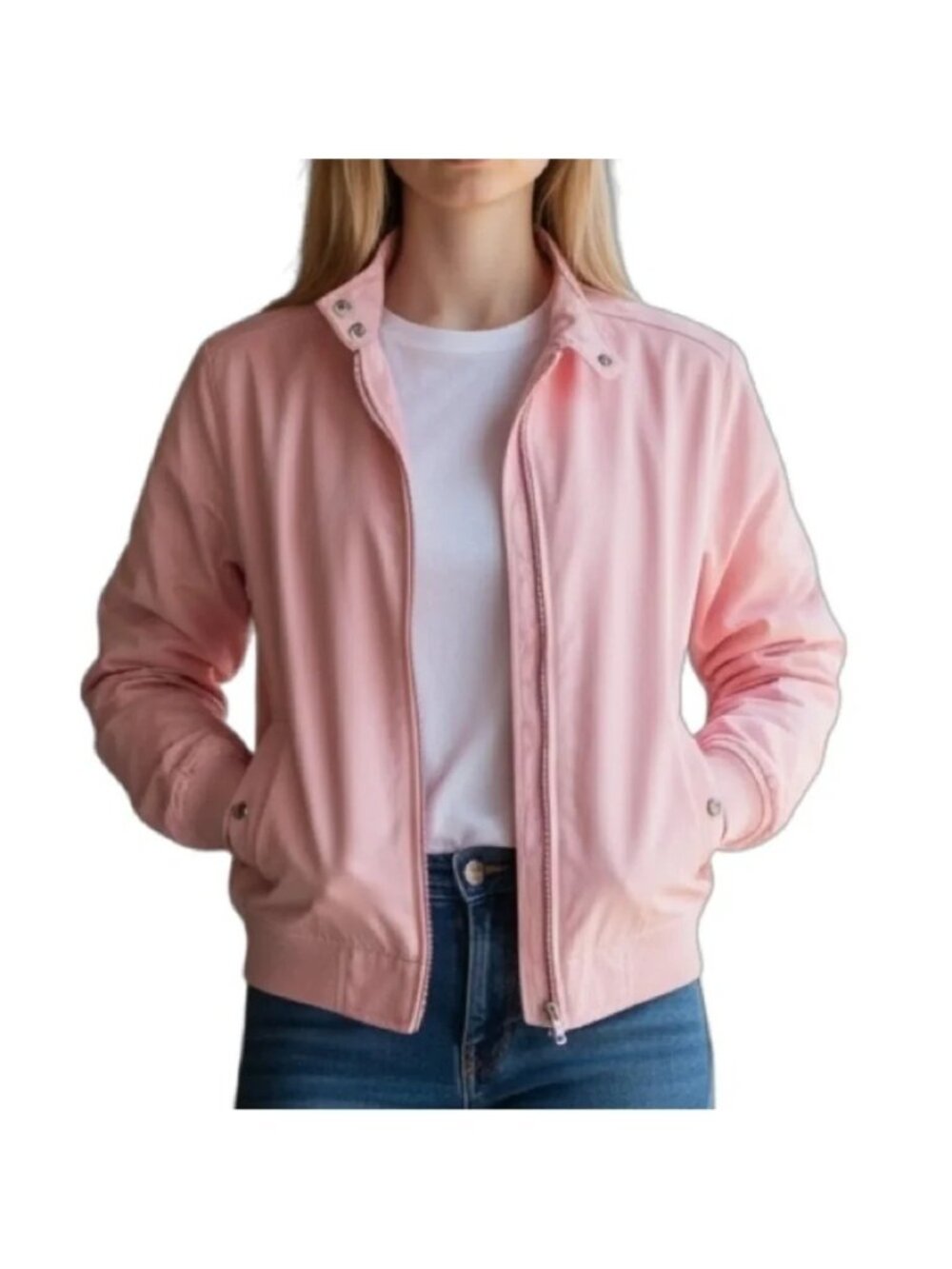 IZOD NWT Golf Jacket Full Zip Pink Blossom Women's  sz M